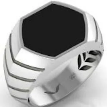 Gorgeous Men Silver Ring 